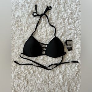Black bikini top